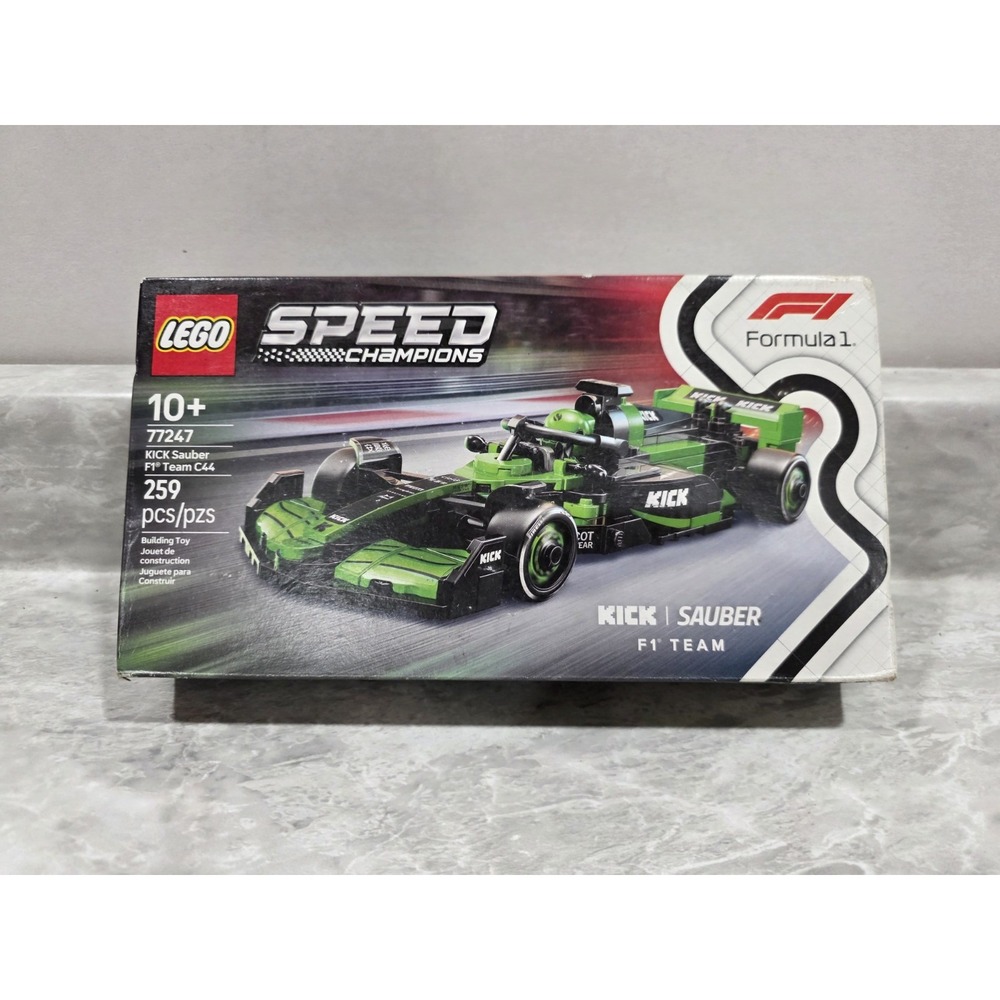 LEGO Speed Champions 77247 KICK Sauber F1 Team C44 NEW SEALED Retired 259 Pcs
